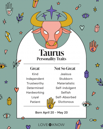 Trasaturi de personalitate Taur